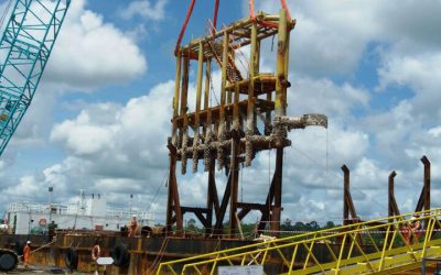 Unloading of Old Boat Landing at MCY 2017